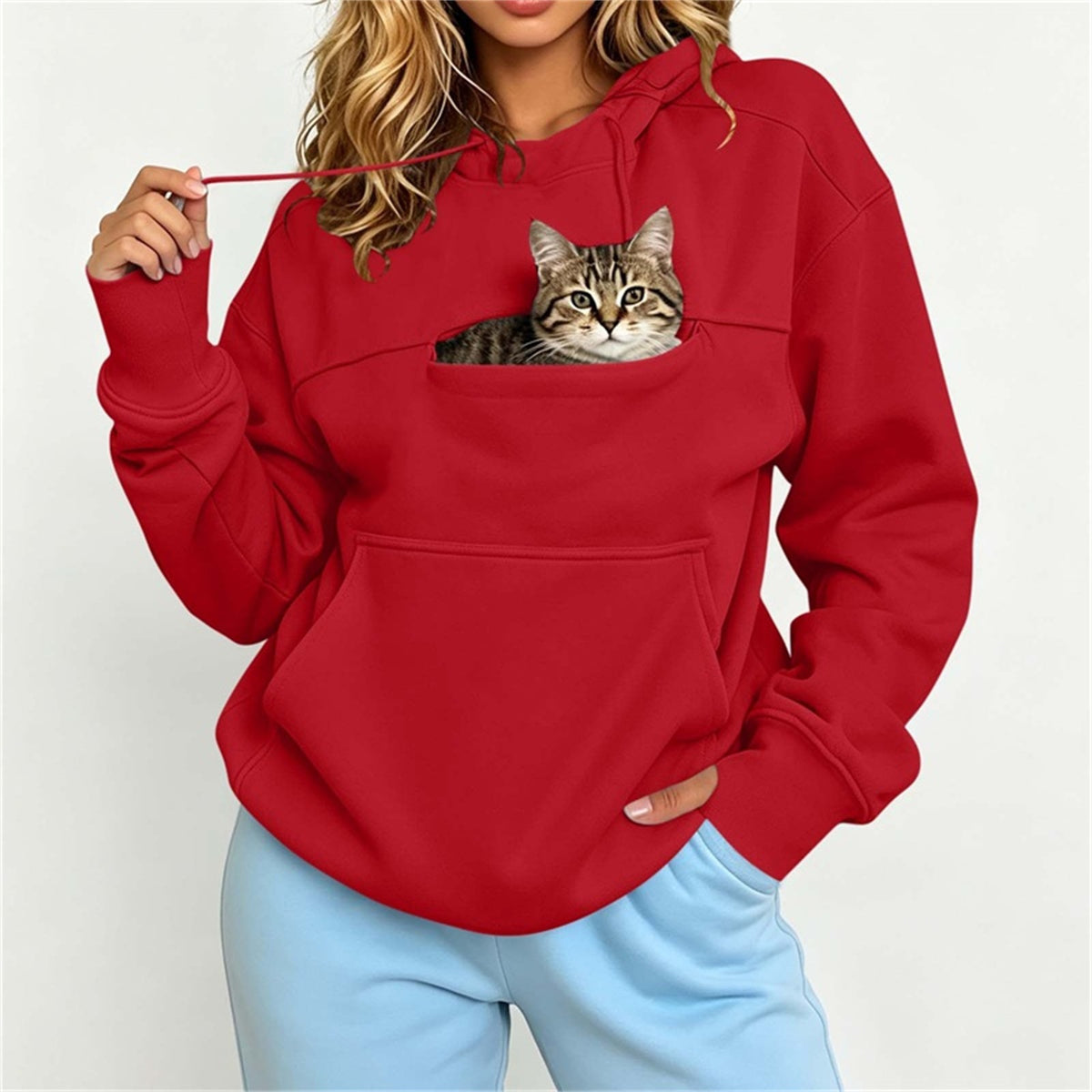 Cat Pocket Hoodie for Cat Lovers – view 8