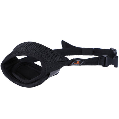 Soft Mesh Dog Muzzle – Black