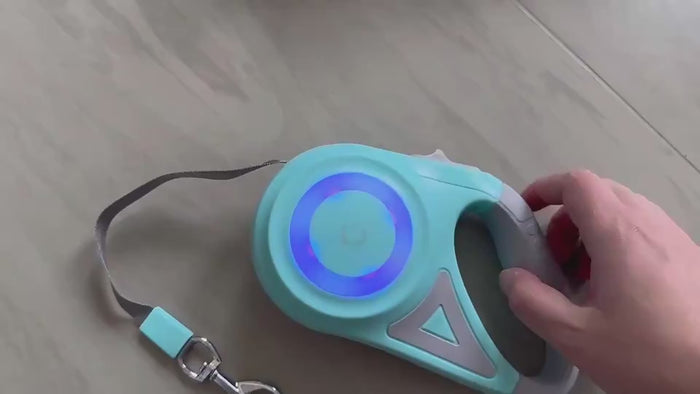 LED Retractable Dog Leash video