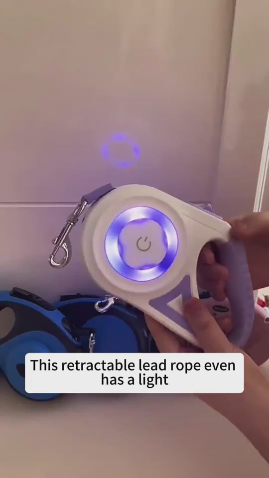 LED Retractable Dog Leash video