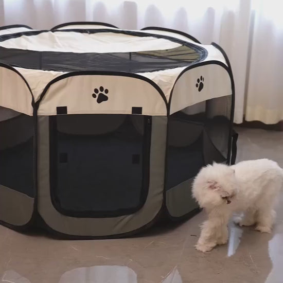 Foldable Octagonal Pet Playpen video