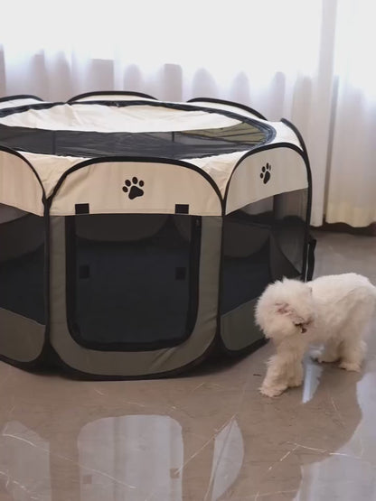 Foldable Octagonal Pet Playpen video